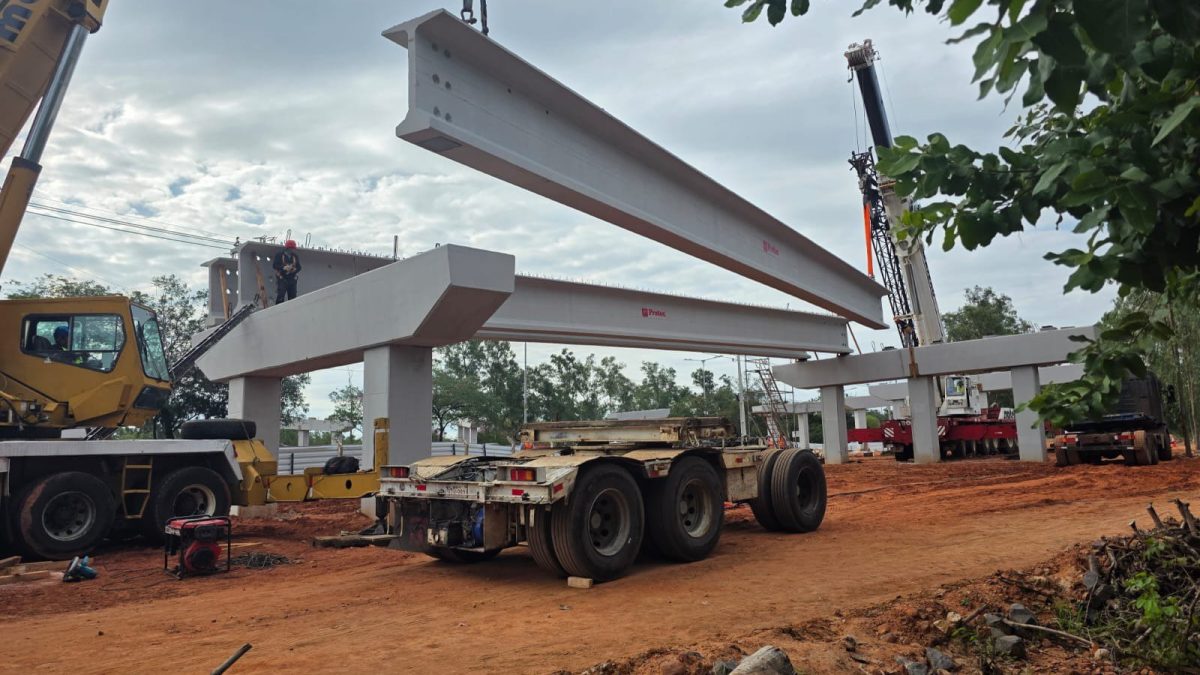 Avanzan obras para el superviaducto en Luque